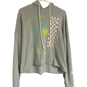 Women's Faded Graphic Hoodie Sweater